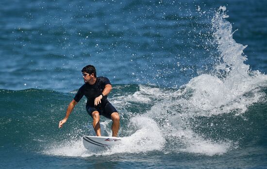 Japan Olympics 2020 Surfing Training