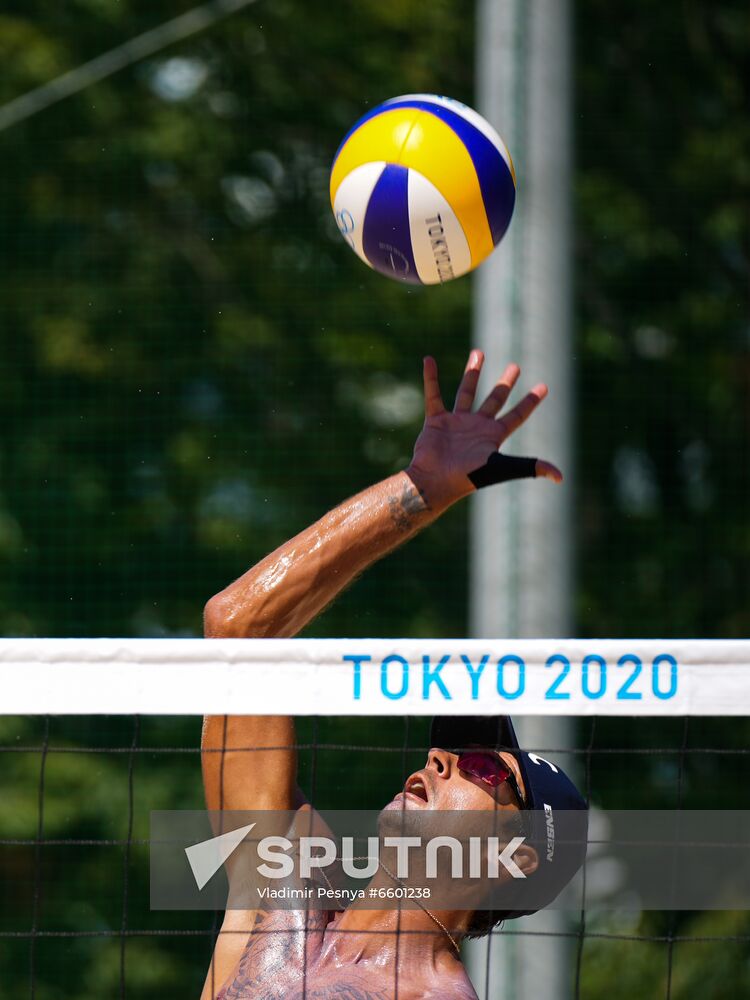 Japan Olympics 2020 Beach Volleyball Russia Training