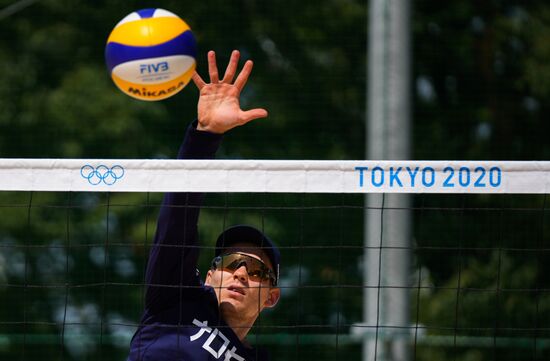 Japan Olympics 2020 Beach Volleyball Russia Training