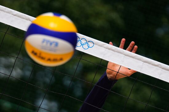 Japan Olympics 2020 Beach Volleyball Russia Training