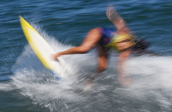 Japan Olympics 2020 Surfing Training