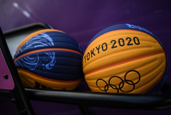 Japan Olympics 2020 3x3 Basketball Russia Training