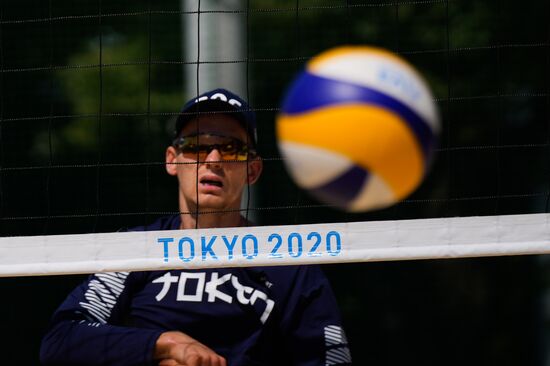 Japan Olympics 2020 Beach Volleyball Russia Training
