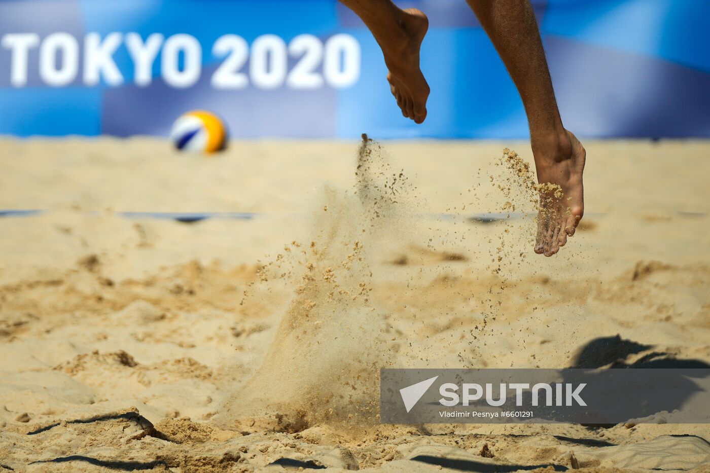 Japan Olympics 2020 Beach Volleyball Russia Training