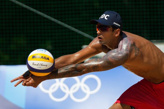 Japan Olympics 2020 Beach Volleyball Russia Training