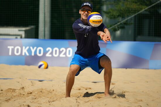 Japan Olympics 2020 Beach Volleyball Russia Training