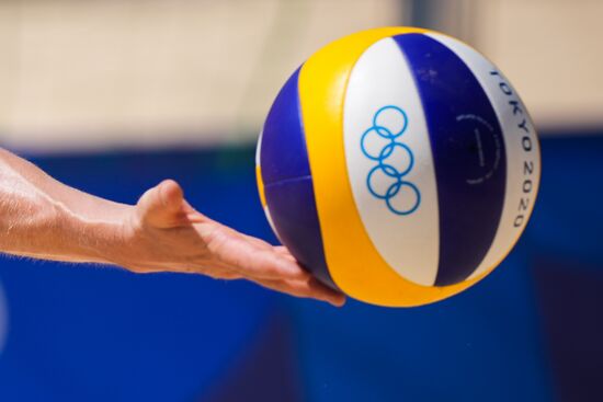 Japan Olympics 2020 Beach Volleyball Russia Training
