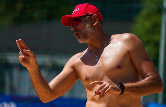 Japan Olympics 2020 Beach Volleyball Russia Training