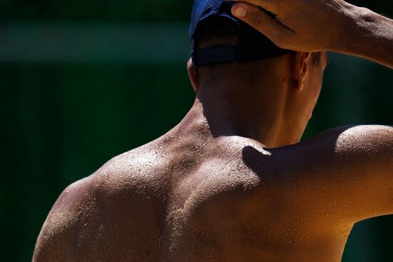 Japan Olympics 2020 Beach Volleyball Russia Training