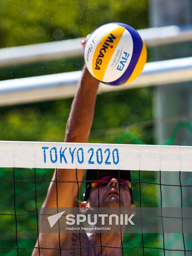 Japan Olympics 2020 Beach Volleyball Russia Training