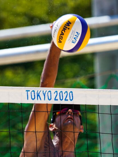 Japan Olympics 2020 Beach Volleyball Russia Training