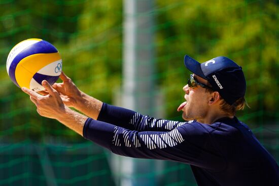 Japan Olympics 2020 Beach Volleyball Russia Training