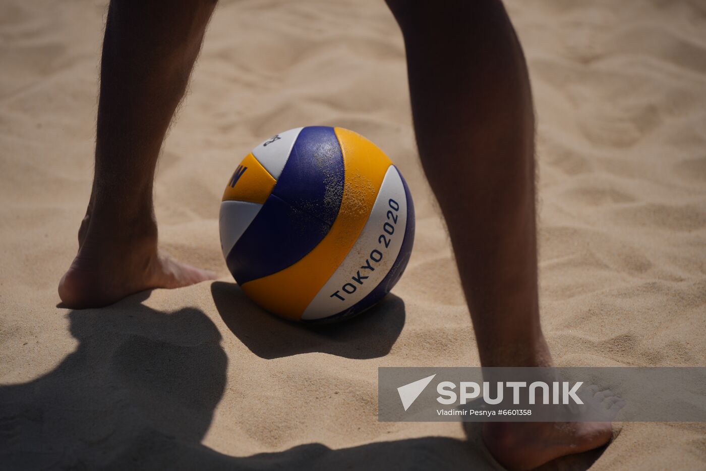 Japan Olympics 2020 Beach Volleyball Russia Training