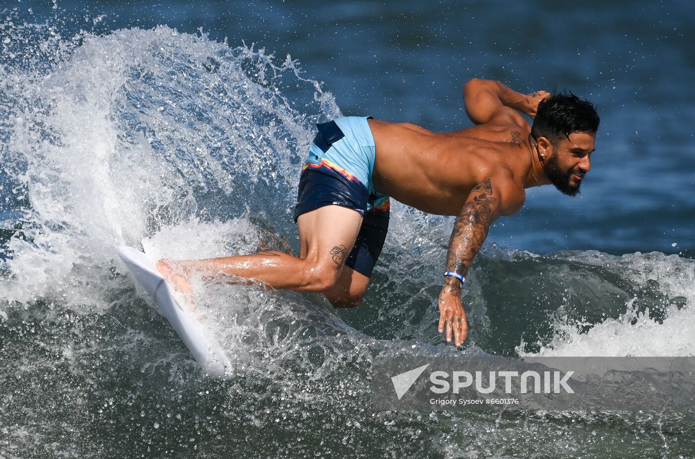 Japan Olympics 2020 Surfing Training