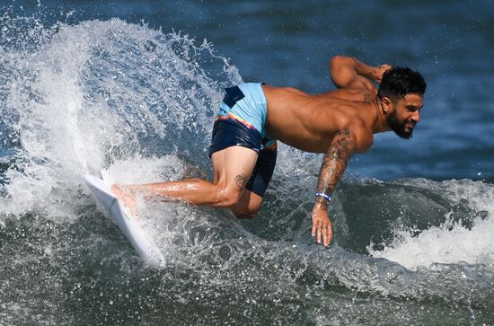Japan Olympics 2020 Surfing Training