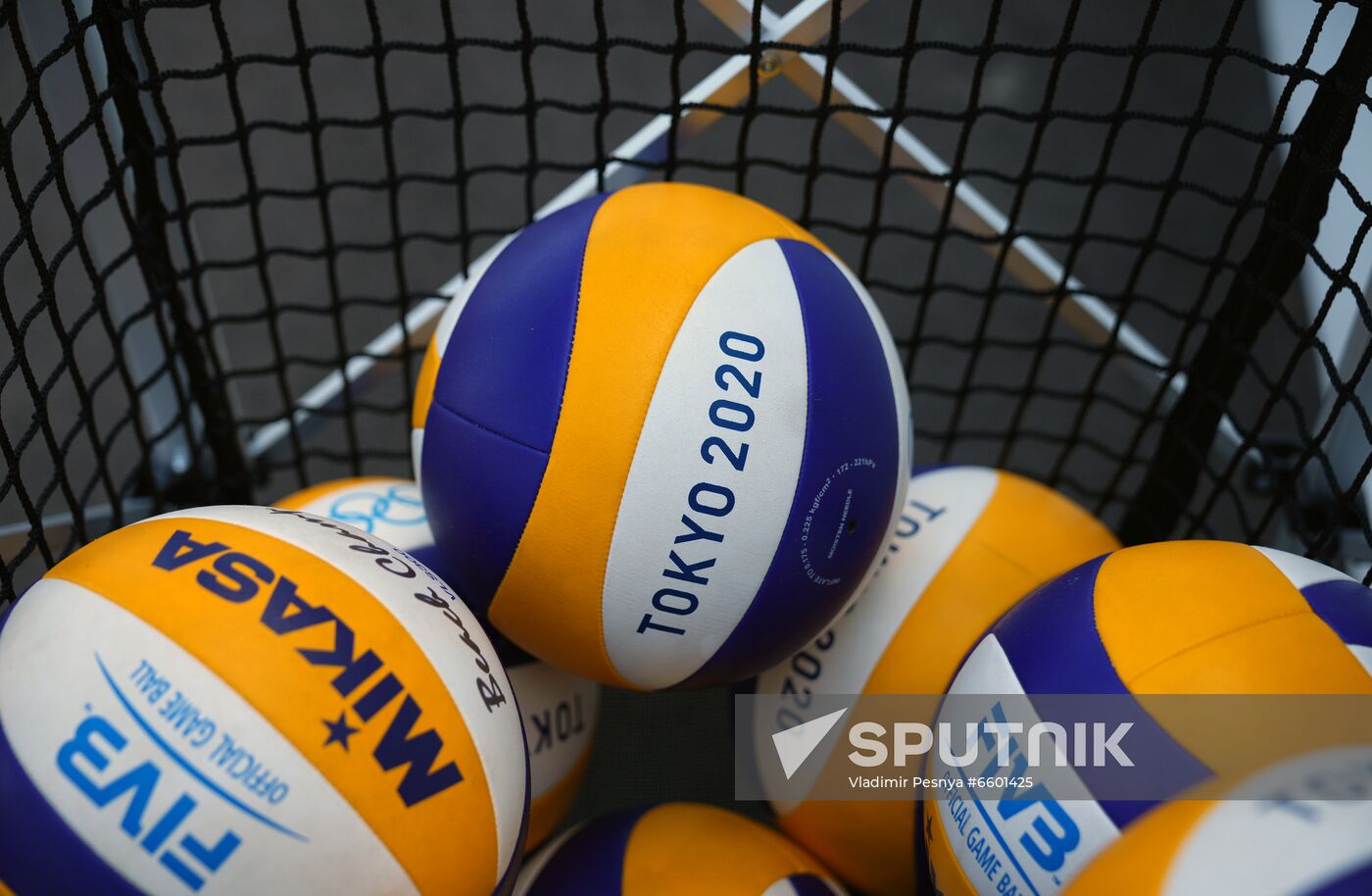 Japan Olympics 2020 Beach Volleyball Russia Training