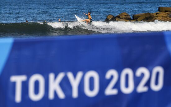 Japan Olympics 2020 Surfing Training