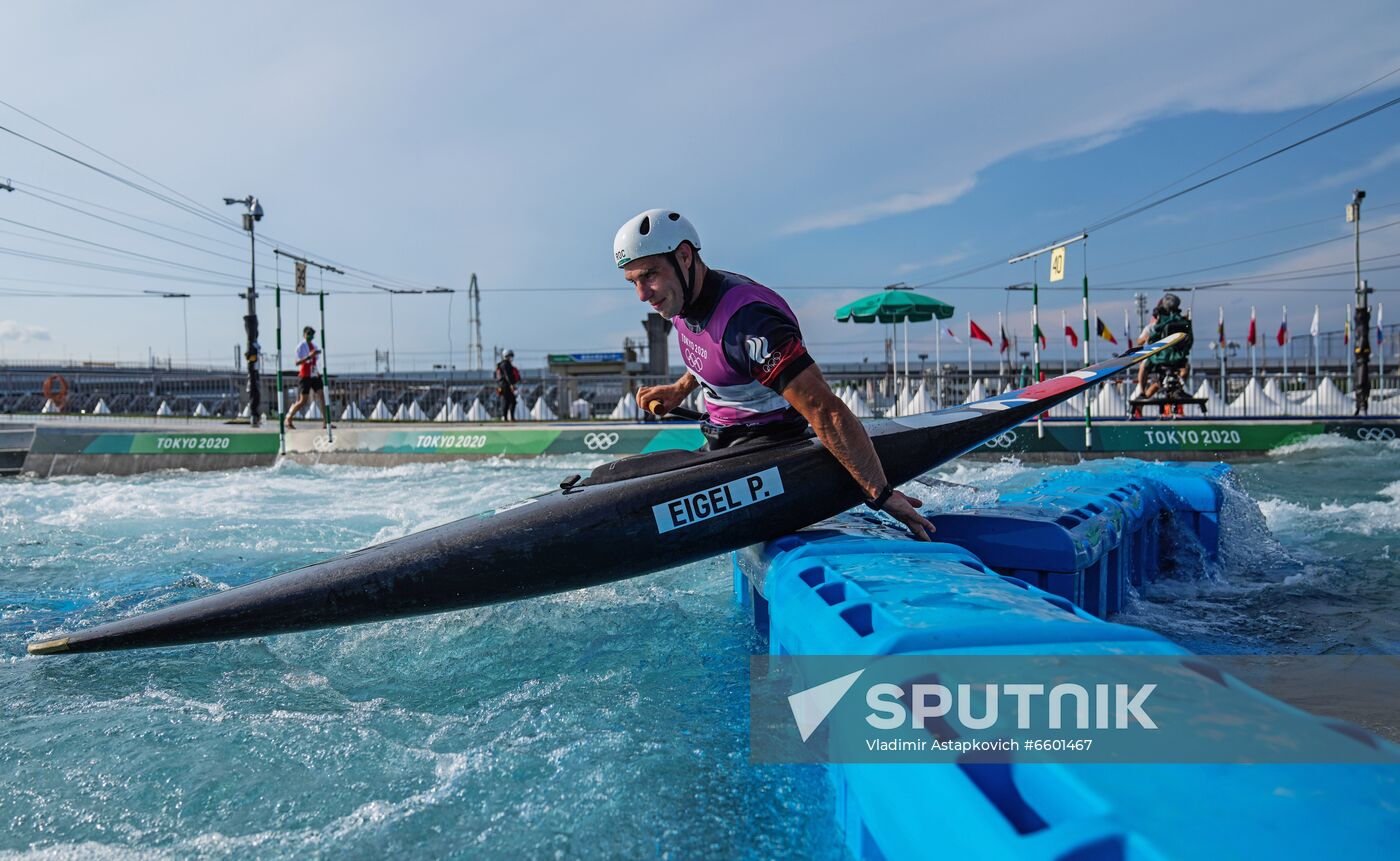 Japan Olympics 2020 Canoe Slalom Training