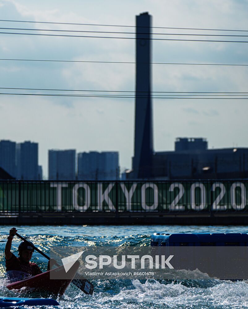 Japan Olympics 2020 Canoe Slalom Training