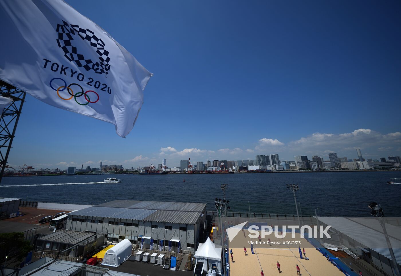 Japan Olympics 2020 Beach Volleyball Russia Training