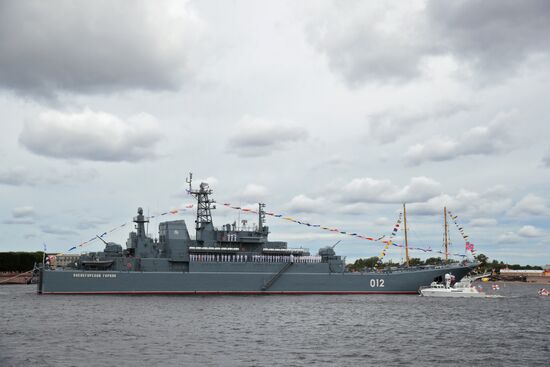 Russia Navy Day Parade Rehearsal