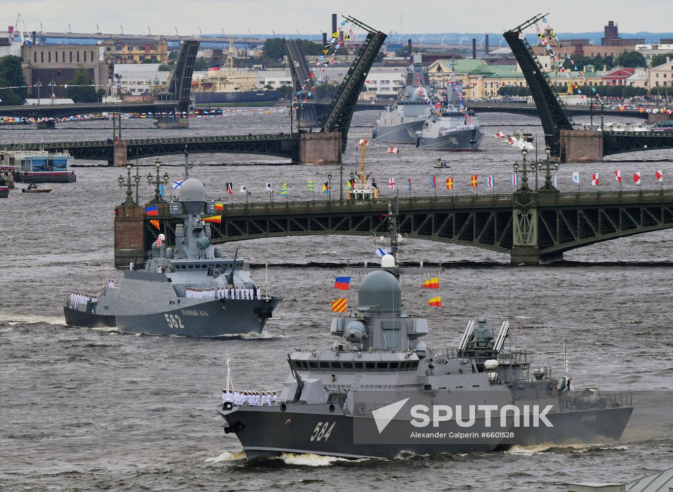 Russia Navy Day Parade Rehearsal