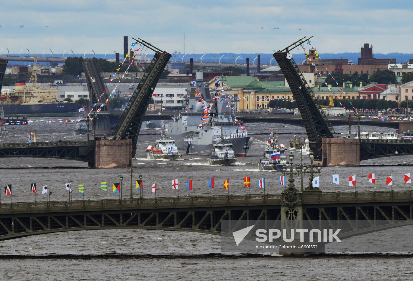 Russia Navy Day Parade Rehearsal