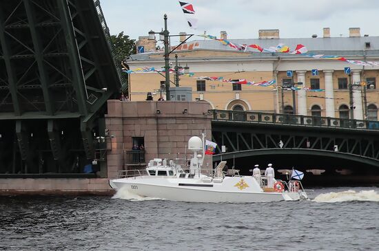 Russia Navy Day Parade Rehearsal