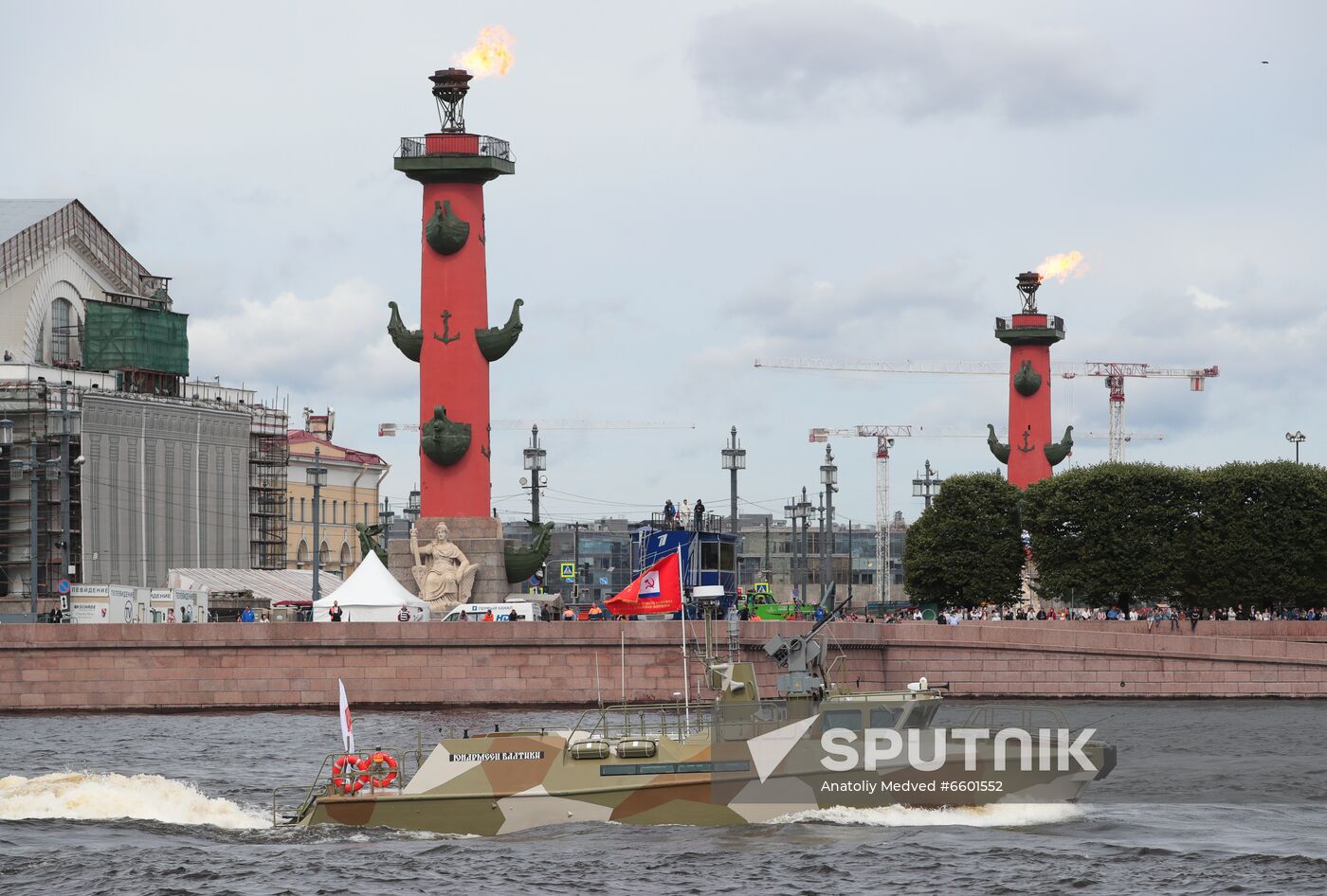 Russia Navy Day Parade Rehearsal