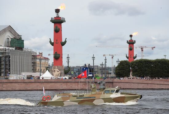 Russia Navy Day Parade Rehearsal