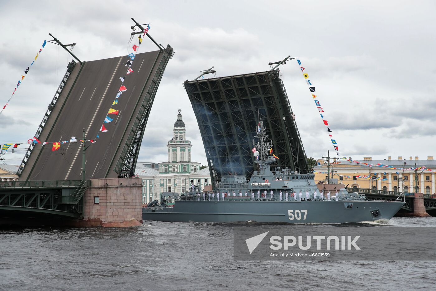 Russia Navy Day Parade Rehearsal