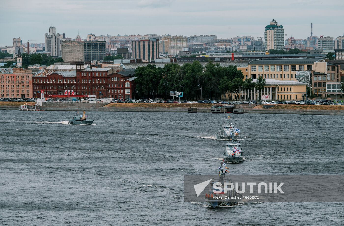 Russia Navy Day Parade Rehearsal