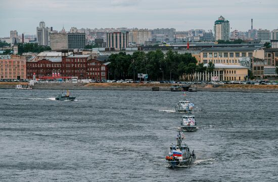 Russia Navy Day Parade Rehearsal