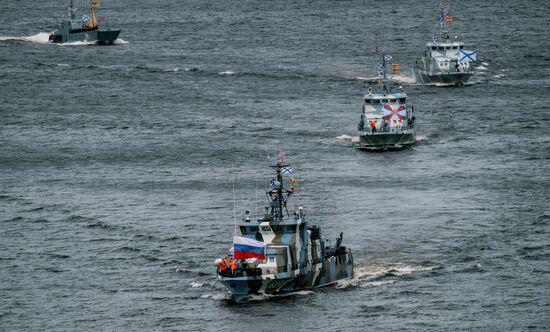 Russia Navy Day Parade Rehearsal