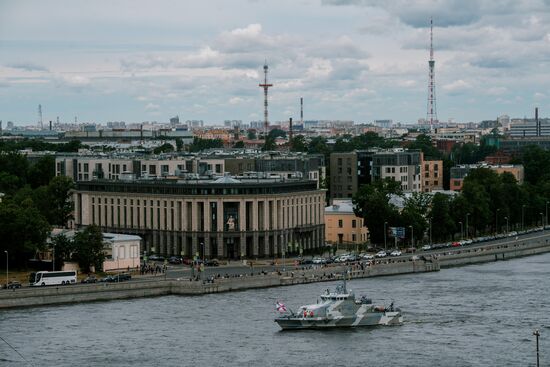 Russia Navy Day Parade Rehearsal