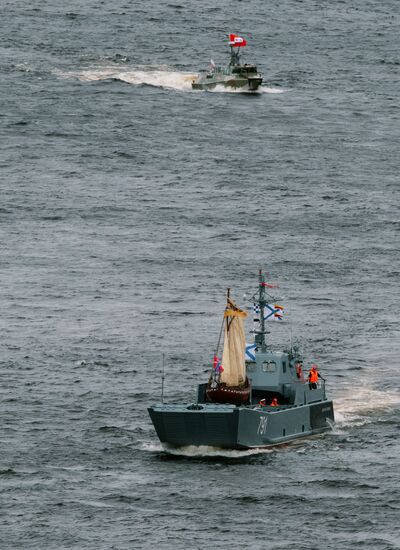 Russia Navy Day Parade Rehearsal