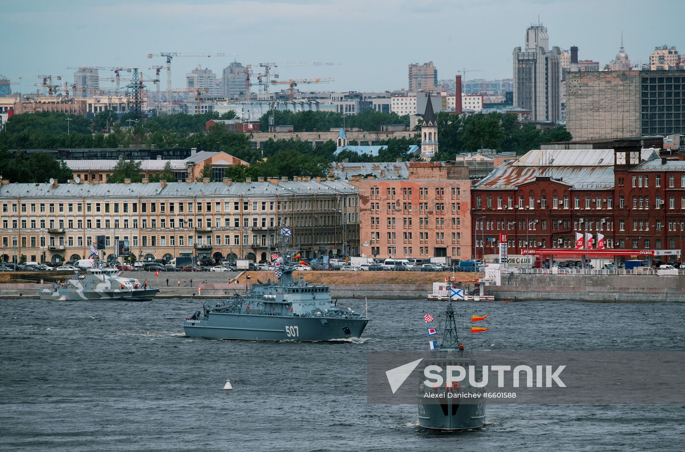 Russia Navy Day Parade Rehearsal