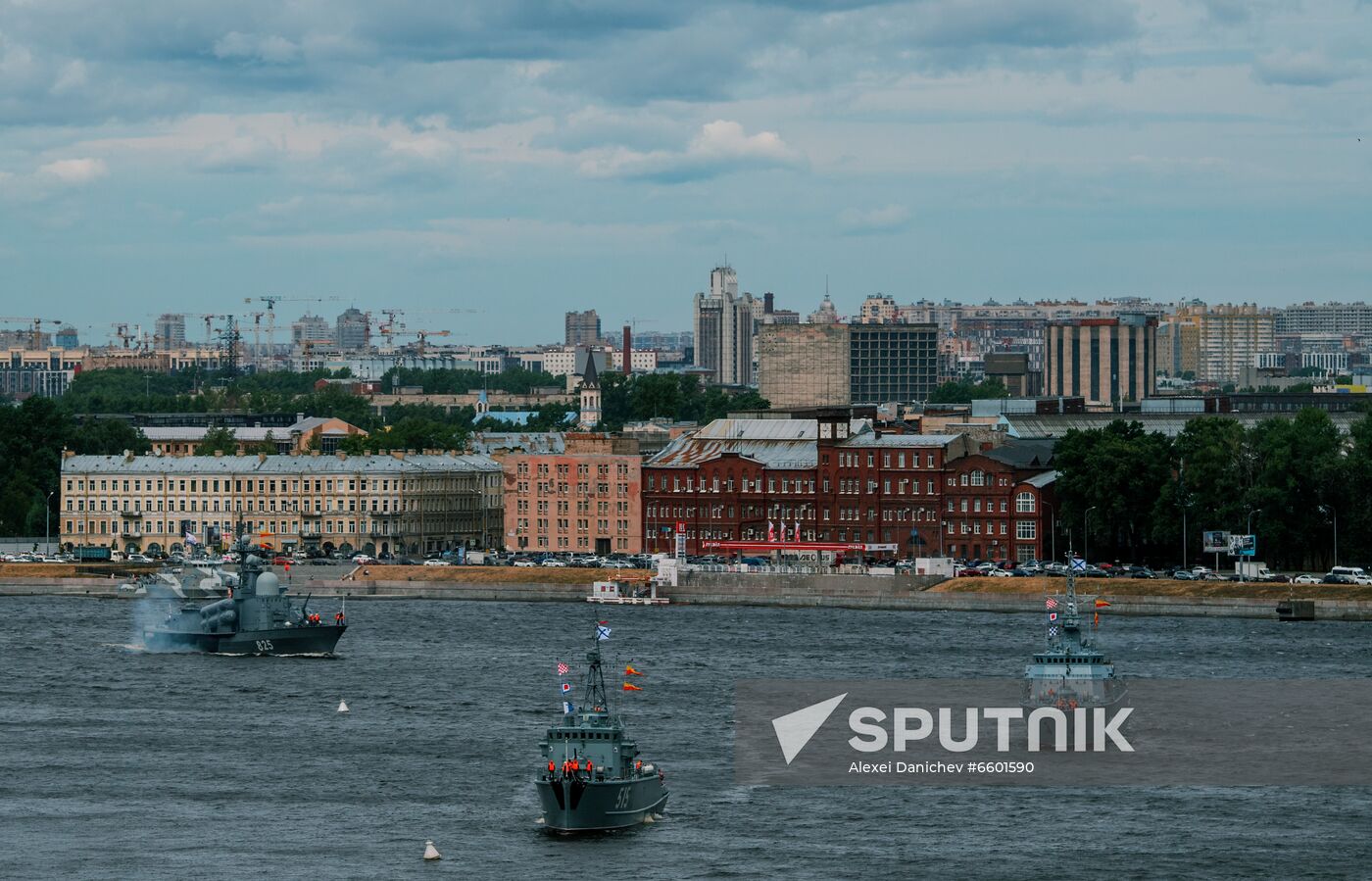 Russia Navy Day Parade Rehearsal