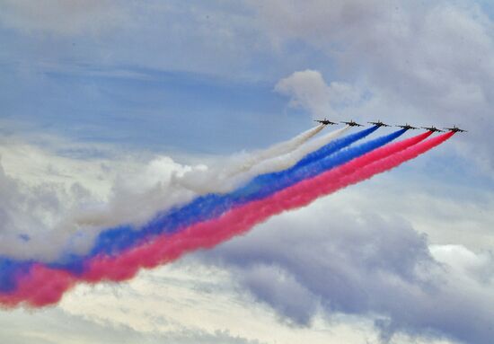 Russia Navy Day Parade Rehearsal