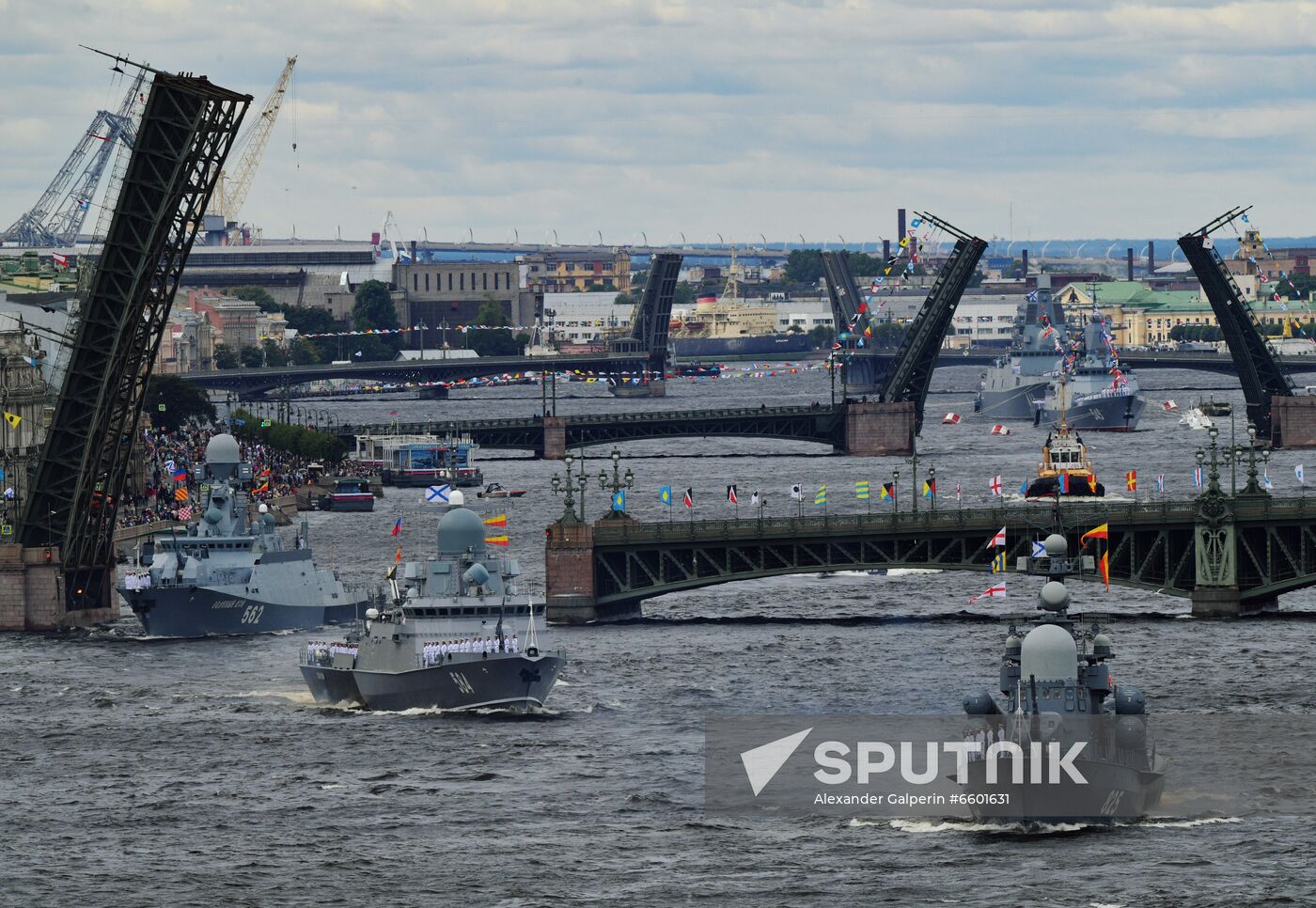 Russia Navy Day Parade Rehearsal