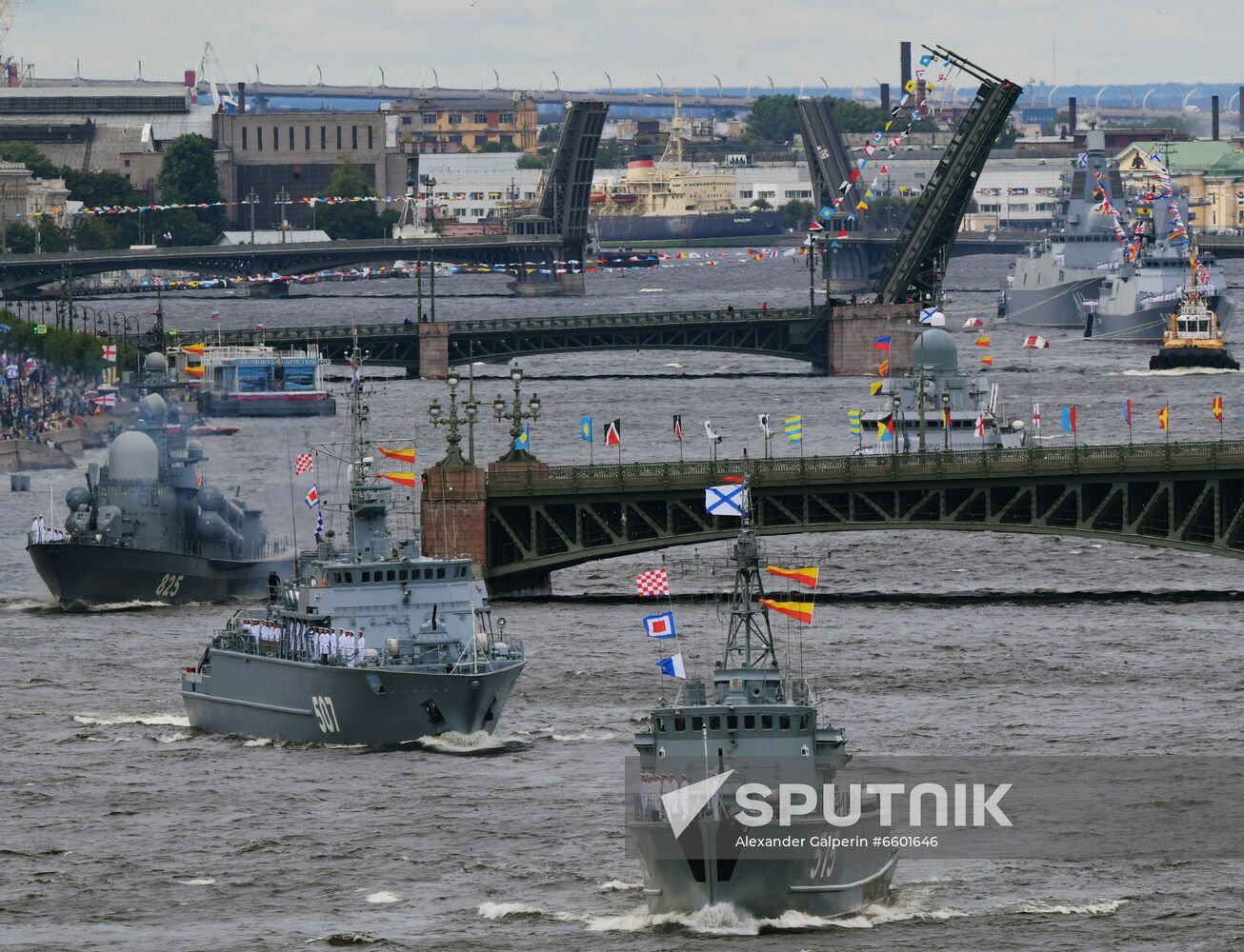 Russia Navy Day Parade Rehearsal