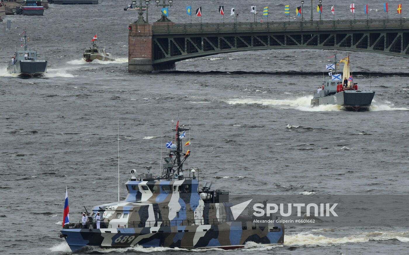 Russia Navy Day Parade Rehearsal