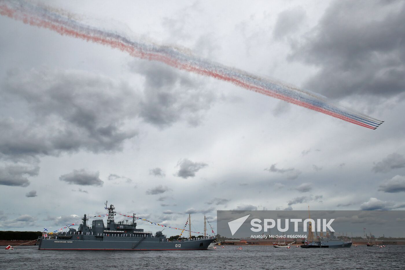 Russia Navy Day Parade Rehearsal