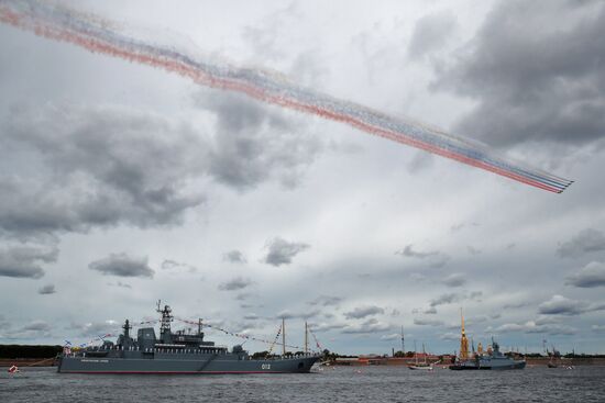 Russia Navy Day Parade Rehearsal