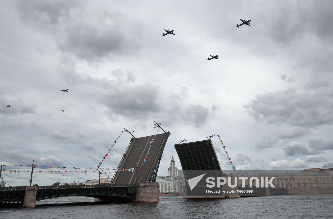 Russia Navy Day Parade Rehearsal