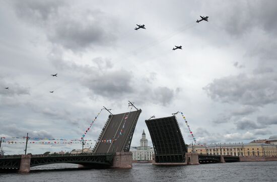 Russia Navy Day Parade Rehearsal