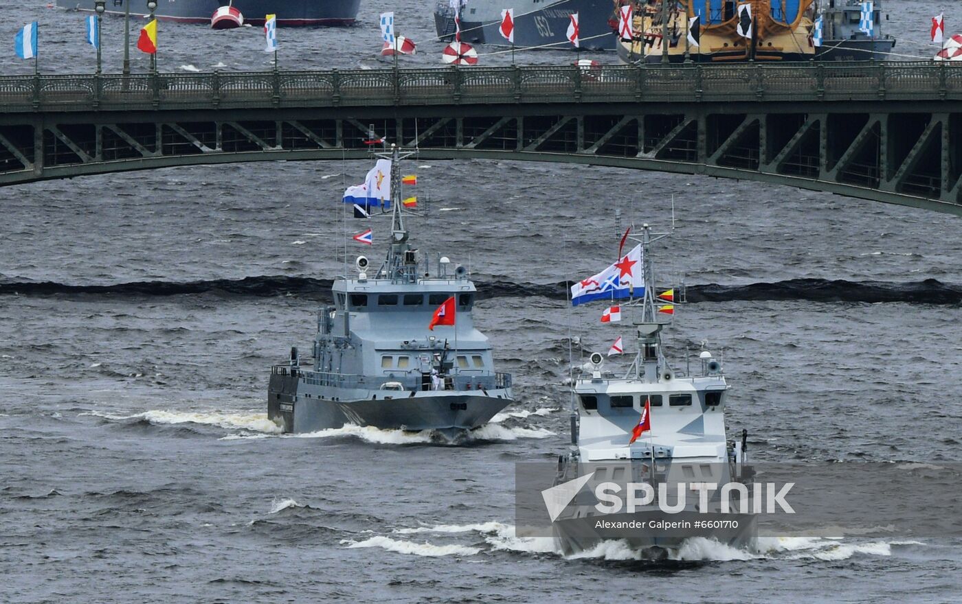 Russia Navy Day Parade Rehearsal