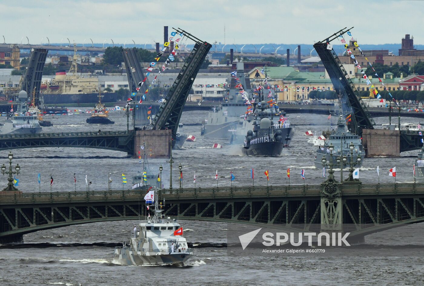 Russia Navy Day Parade Rehearsal