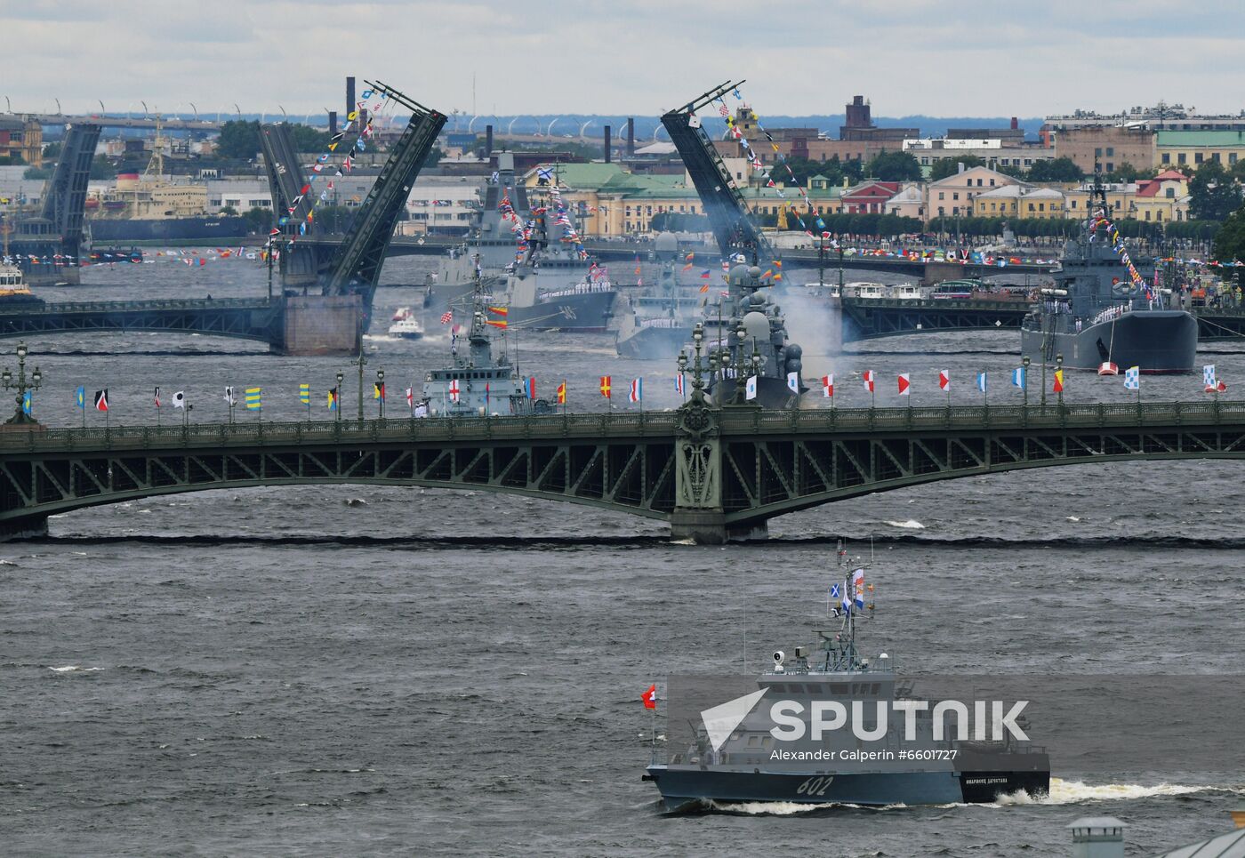 Russia Navy Day Parade Rehearsal