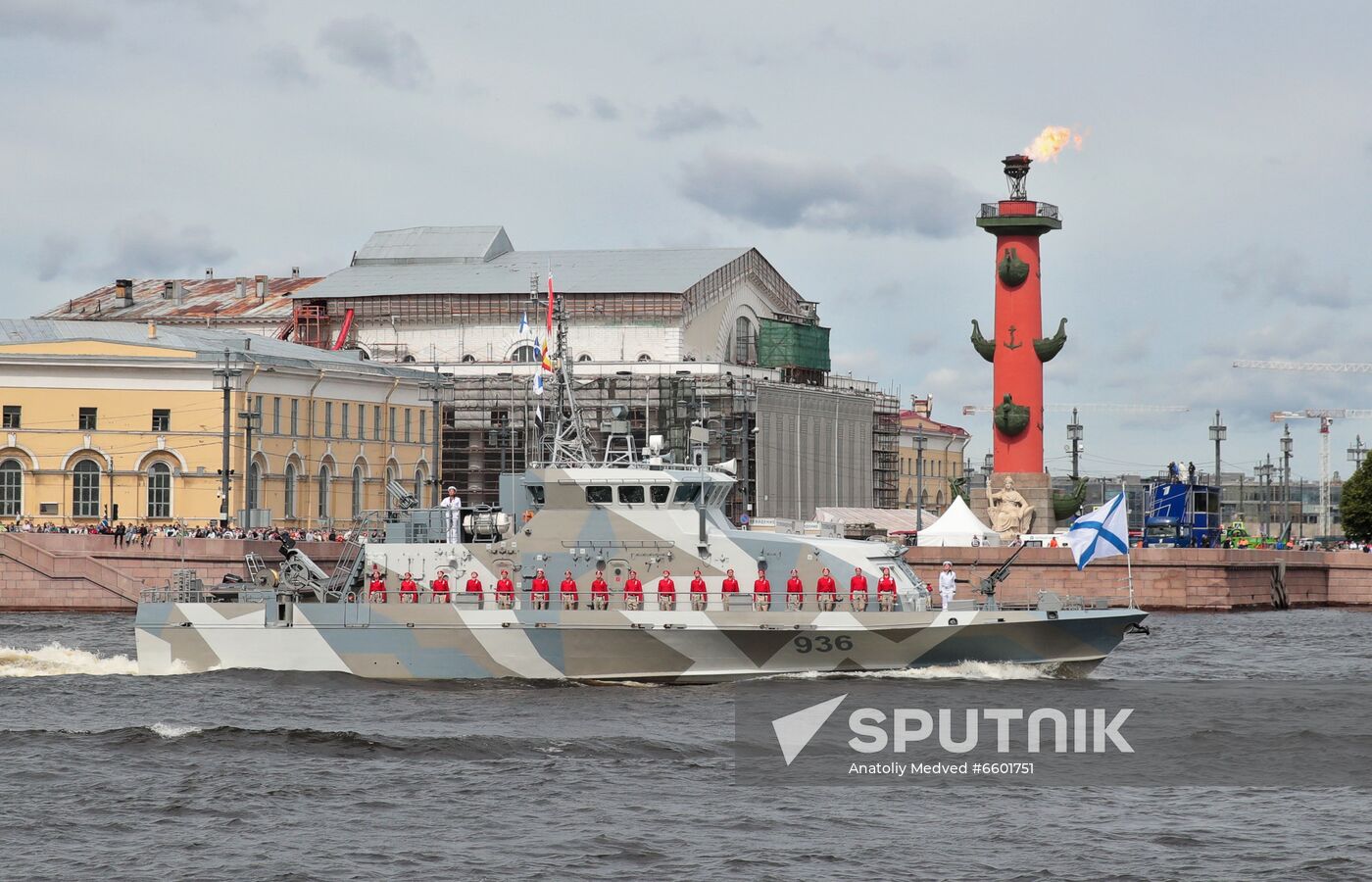 Russia Navy Day Parade Rehearsal